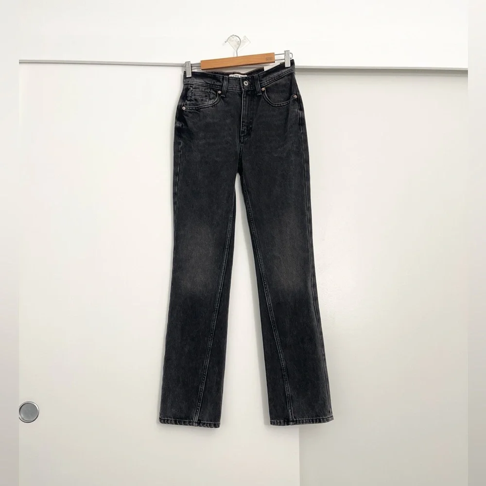 NWOT Free People Xena High Rise Slim Straight Jeans Size 25